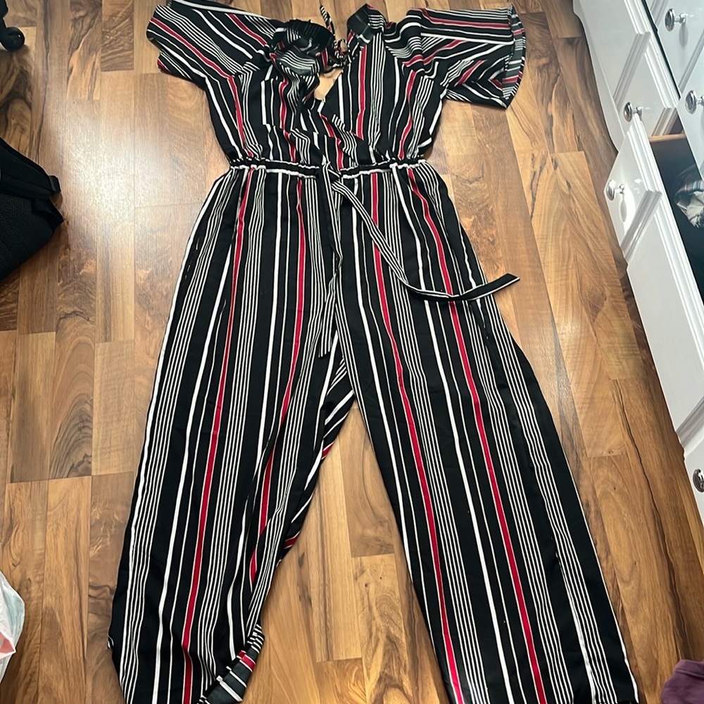 1X Women’s Stripped Wromper